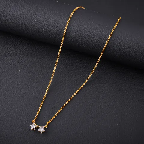 Exclusive Golden Alloy Necklace Chain