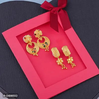 Exclusive Earrings Combo Of 2 For Girls And Womens Design By Delfa