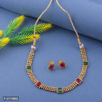 Delfa Stylist Designer Jewellery Set For Girls And Womens-thumb0