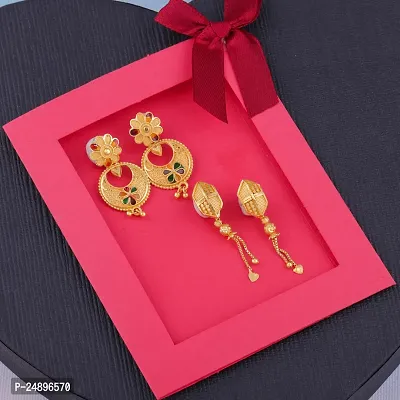 Exclusive Earrings Combo Of 2 For Girls And Womens Design By Delfa-thumb0