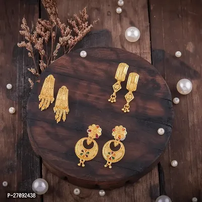 Exclusive Earrings Combo Of 3 For Girls And Womens Design By Delfa