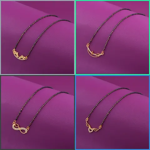 Delfa Combo Of 4 Mangalsutra For Womens