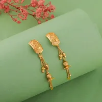 Golden Alloy  Jhumkas Earrings For Women Pack of 2-thumb2