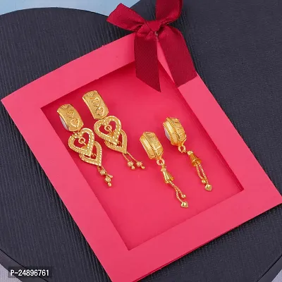 Exclusive Earrings Combo Of 2 For Girls And Womens Design By Delfa-thumb0