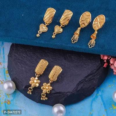 Exclusive Earrings Combo Of 3 For Girls And Womens Design By Delfa-thumb0