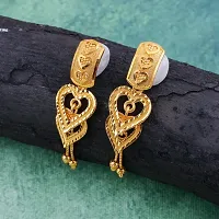 Golden Alloy  Jhumkas Earrings For Women Pack of 2-thumb1