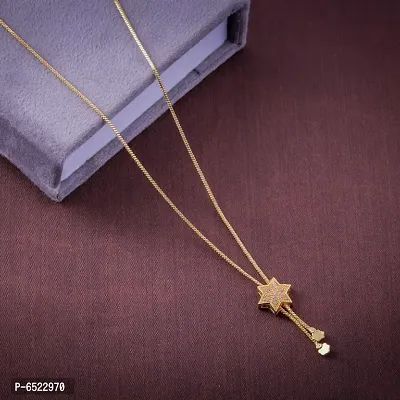 Gold Plated 1 Gm Cute Pendant,Necklace Jewellery,Chain,Pendant.-thumb2