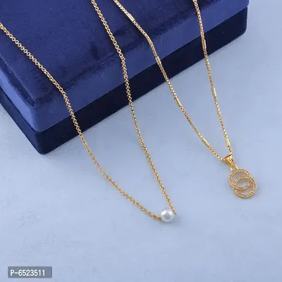 (COMBO OF 2)Gold Plated 1 Gm Cute Pendant,Necklace Jewellery,Chain,Pendant