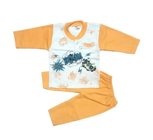 KIDS BOYS FULL SLEEVER T-SHIRT AND BOTTOM SET