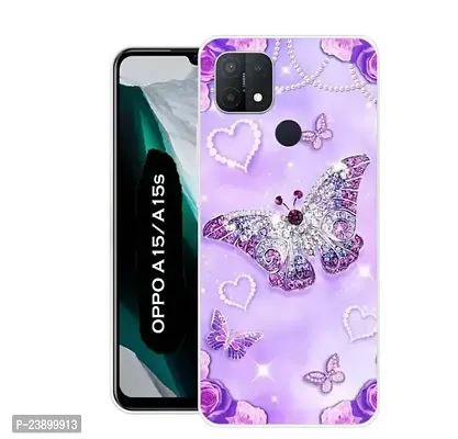 Stylish Back Cover For Oppo A15/Oppo A15S-thumb0