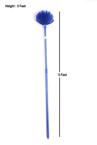 Abs Ceiling Jala Cleaning Plastic Broom/Gobhi Jala, Ceiling Jala Used For Cleaning Home, Office Cleans Hidden Corners, Cobweb And Dusts Etc, (Color May Vary)-thumb2