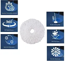 Spin Microfiber Mop Head Replacement Refill For 360 Rotating Spin Pack Of 2-thumb1