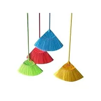 Ceiling Jala Cobweb Cleaning Broom  Expandable Plastic Cleaner Stick  Multicolor-thumb1