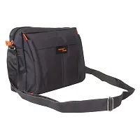 MADE BY HEART Nylon Cross Body Messenger Sling Bag Travel Office Business Messenger one Side Shoulder Bag for Men Women (Grey)-thumb1