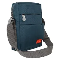 MADE BY HEART Nylon Sling Cross Body Travel Office Business Messenger Bag for Men Women (BLUE)-thumb1