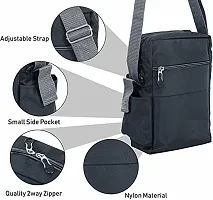 MADE BY HEART Nylon Sling Cross Body Travel Office Business Messenger Bag for Men Women (BLUE)-thumb4