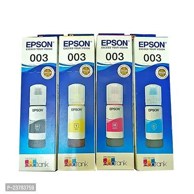 Epson 003 Ink black and set of Colors Pack of 4-thumb0