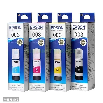Epson 003 Ink black and set of Colors Pack of 4-thumb0