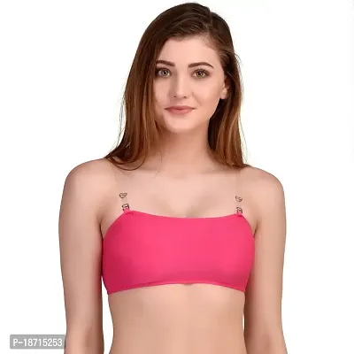 YATO you are the one Experience Comfort and Style with Non-Padded, Non-Wired Seamless Tube Bra for Women and Girls - Nylon  Spandex Size 30,32,34,36,38,40 Cup B (30, Rani)