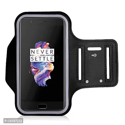 TDG Sports Running Arm Band Case for TDG Oneplus 7 Pro Black-thumb0