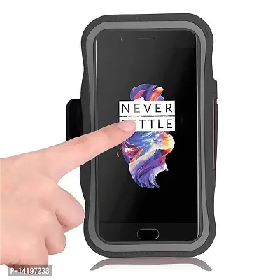 TDG Sports Running Arm Band Case for TDG Oneplus 7 Pro Black-thumb2