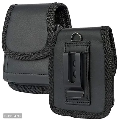 TDG Belt Pouch Holster for Flip phones compatible with Samsung Galaxy Flip 5, Flip 4, Flip 3, Motorola Razr 5, Razr 4, Vivo X Flip, OPPO Find N2-thumb0