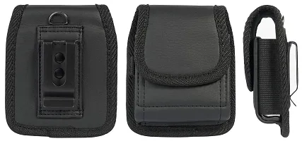 TDG Belt Pouch Holster for Flip phones compatible with Samsung Galaxy Flip 5, Flip 4, Flip 3, Motorola Razr 5, Razr 4, Vivo X Flip, OPPO Find N2-thumb3