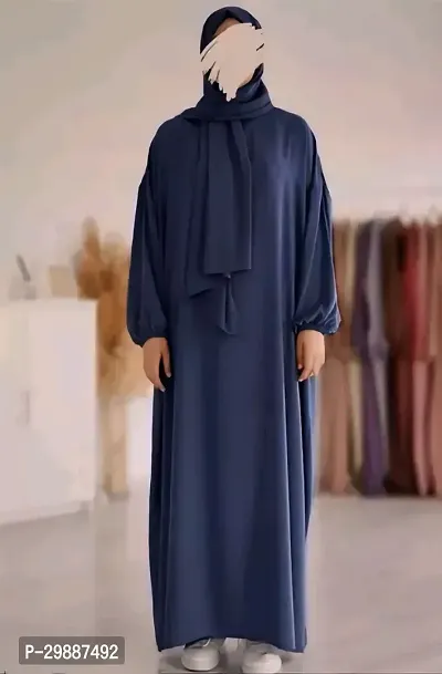 Modest Muslim Wear Burkha Abaya (without Dupatta with Belt)