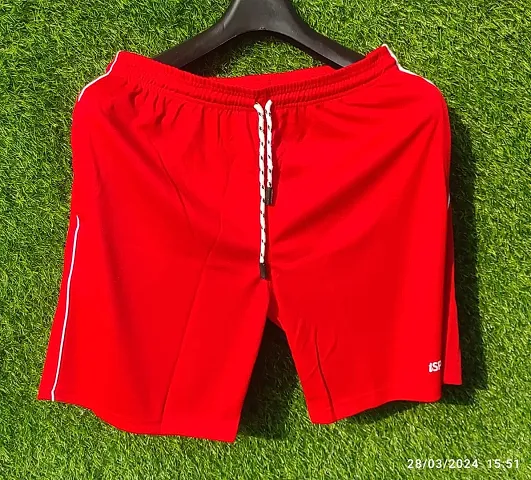 Stylish Polyester Solid Short For Men