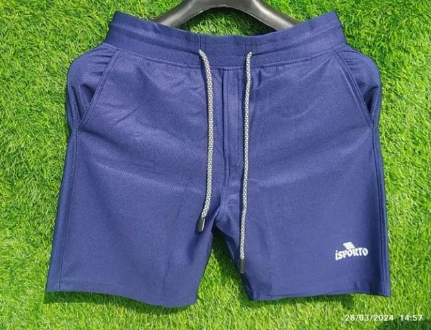 Mens Regular Fit Sports Running Gym Shorts