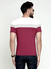 AUSK Men's Regular Fit T-Shirt(Multicolor 10_Medium)-thumb1