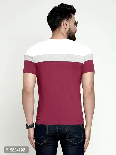 AUSK Men's Regular Fit T-Shirt(Multicolor 10_Medium)-thumb2