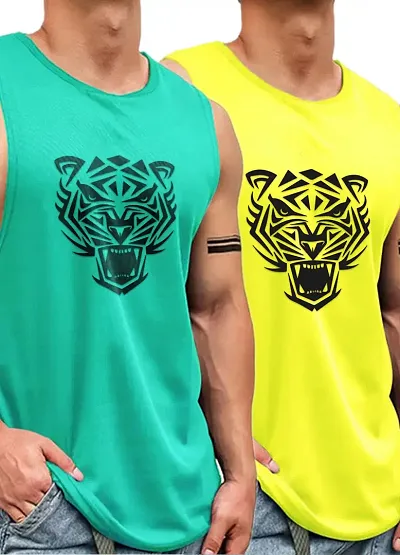 Comfortable Polyester Gym Vest 