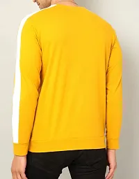 AUSK Men's T-Shirts Full Sleeves Round Neck Regular Fit (Yellow-X-Large)-thumb1