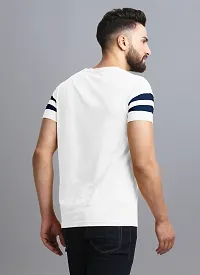 Elegant Cotton Blend Colourblocked Round Neck Tees For Men- Pack Of 2-thumb4