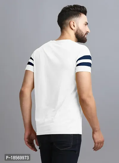 Elegant Cotton Blend Colourblocked Round Neck Tees For Men- Pack Of 2-thumb5