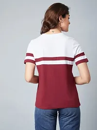 AUSK Casual T-Shirt for Womens(Red-Medium)-thumb2