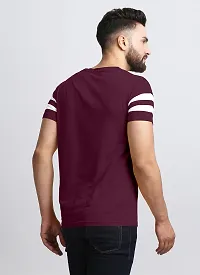 Elegant Cotton Blend Colourblocked Round Neck Tees For Men- Pack Of 2-thumb2