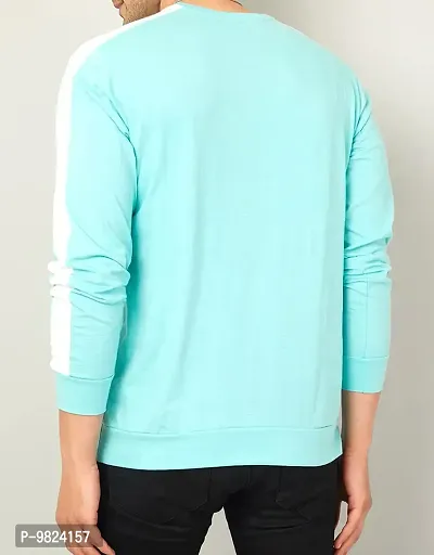 AUSK Men's T-Shirts Full Sleeves Round Neck Regular Fit (Sky Blue-Medium)-thumb2