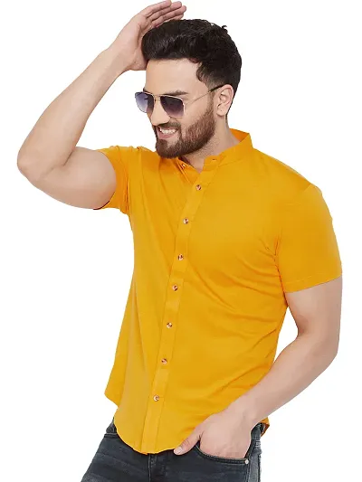 New Launched Cotton Short Sleeves Casual Shirt 