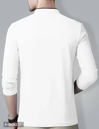 AUSK Men's Henley Neck Full Sleeves Regular Fit Cotton T-Shirts-thumb2
