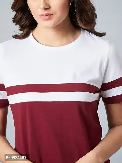 AUSK Casual T-Shirt for Womens(Red-Medium)-thumb5