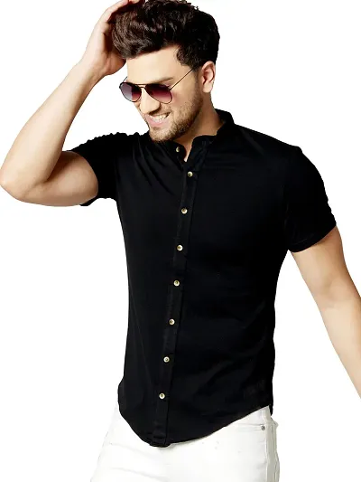 New Launched Cotton Short Sleeves Casual Shirt 