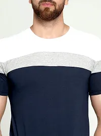 AUSK Men's Regular Fit T-Shirt(White,Navy Blue,Grey Mix_Medium)-thumb4