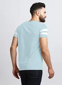 Elegant Cotton Blend Colourblocked Round Neck Tees For Men- Pack Of 2-thumb2