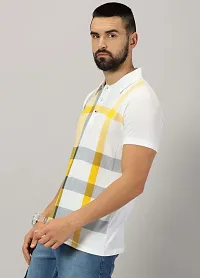 Stylish Multicoloured Cotton Blend T-Shirts For Men-thumb3