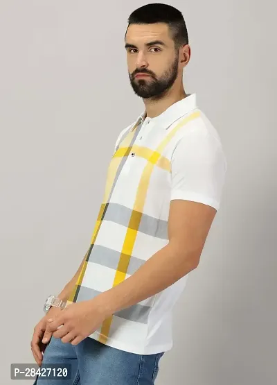 Stylish Multicoloured Cotton Blend T-Shirts For Men-thumb4