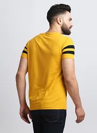 Elegant Cotton Blend Colourblocked Round Neck Tees For Men- Pack Of 2-thumb2