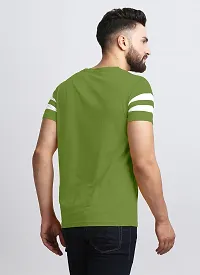 Elegant Cotton Blend Colourblocked Round Neck Tees For Men- Pack Of 2-thumb2