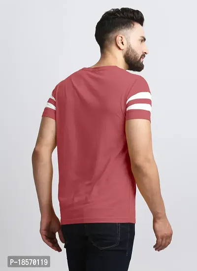 Elegant Cotton Blend Colourblocked Round Neck Tees For Men- Pack Of 2-thumb5